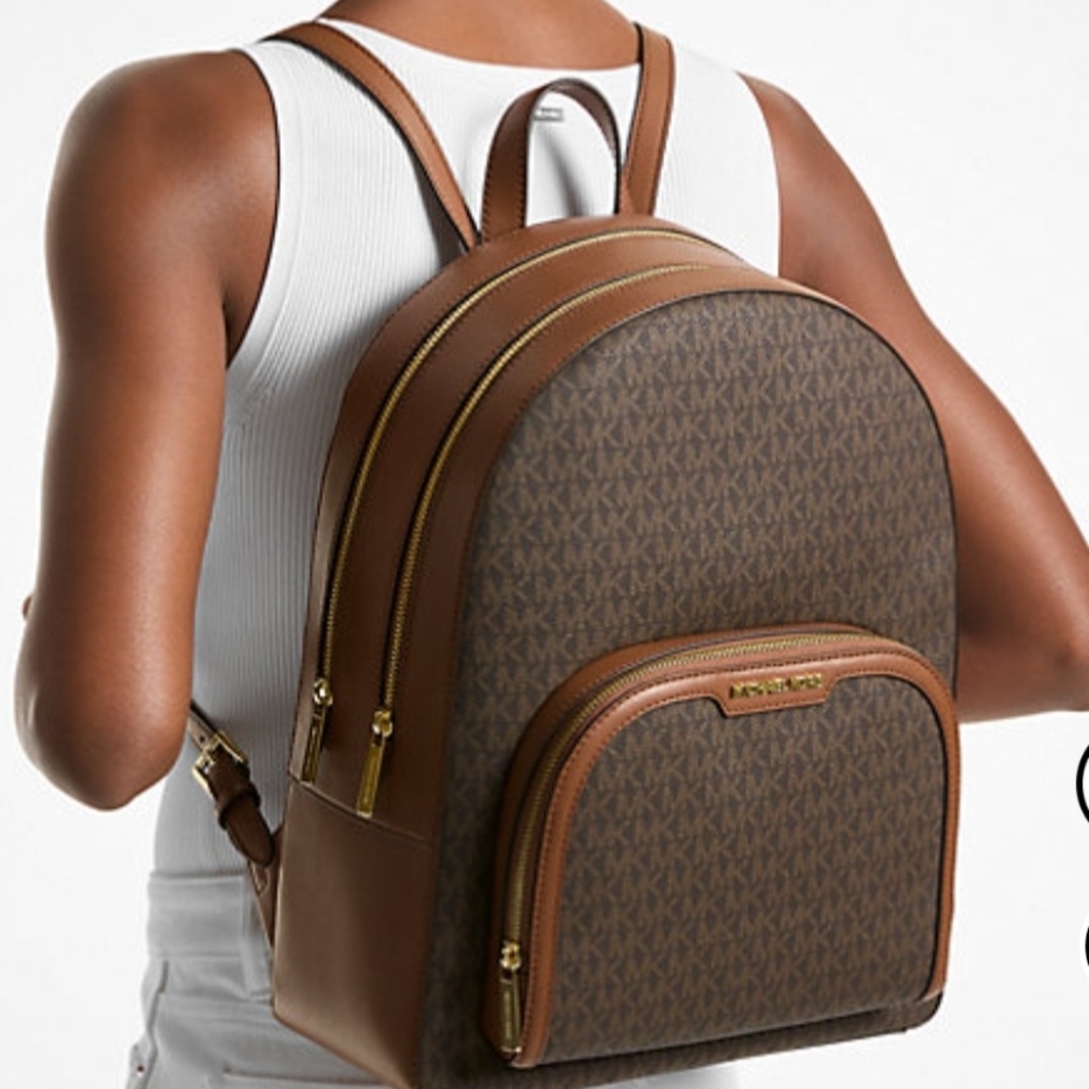 Michael Kors Brown Backpack
